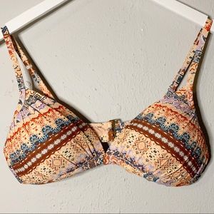 Time and Tru Push Up Boho Swimsuit Size Large